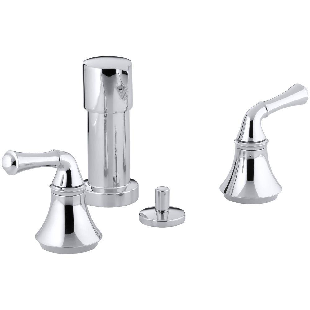 KOHLER Forte 2Handle Bidet Faucet in Polished Chrome with Traditional