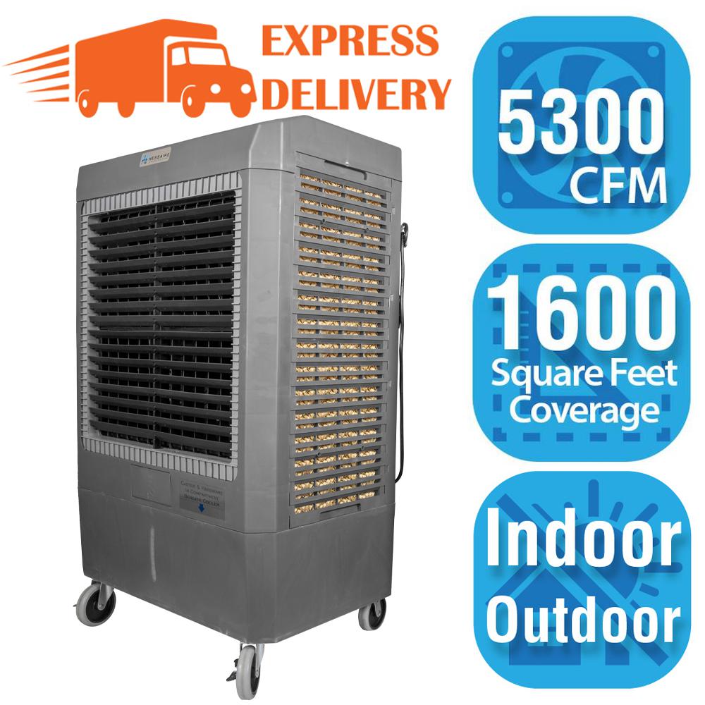 Luma Comfort 1650 Cfm 3 Speed Commercial Evaporative Cooler Air Fan Swamp Cooler For 650 Sq Ft Indoor And Outdoor White Ec220w The Home Depot