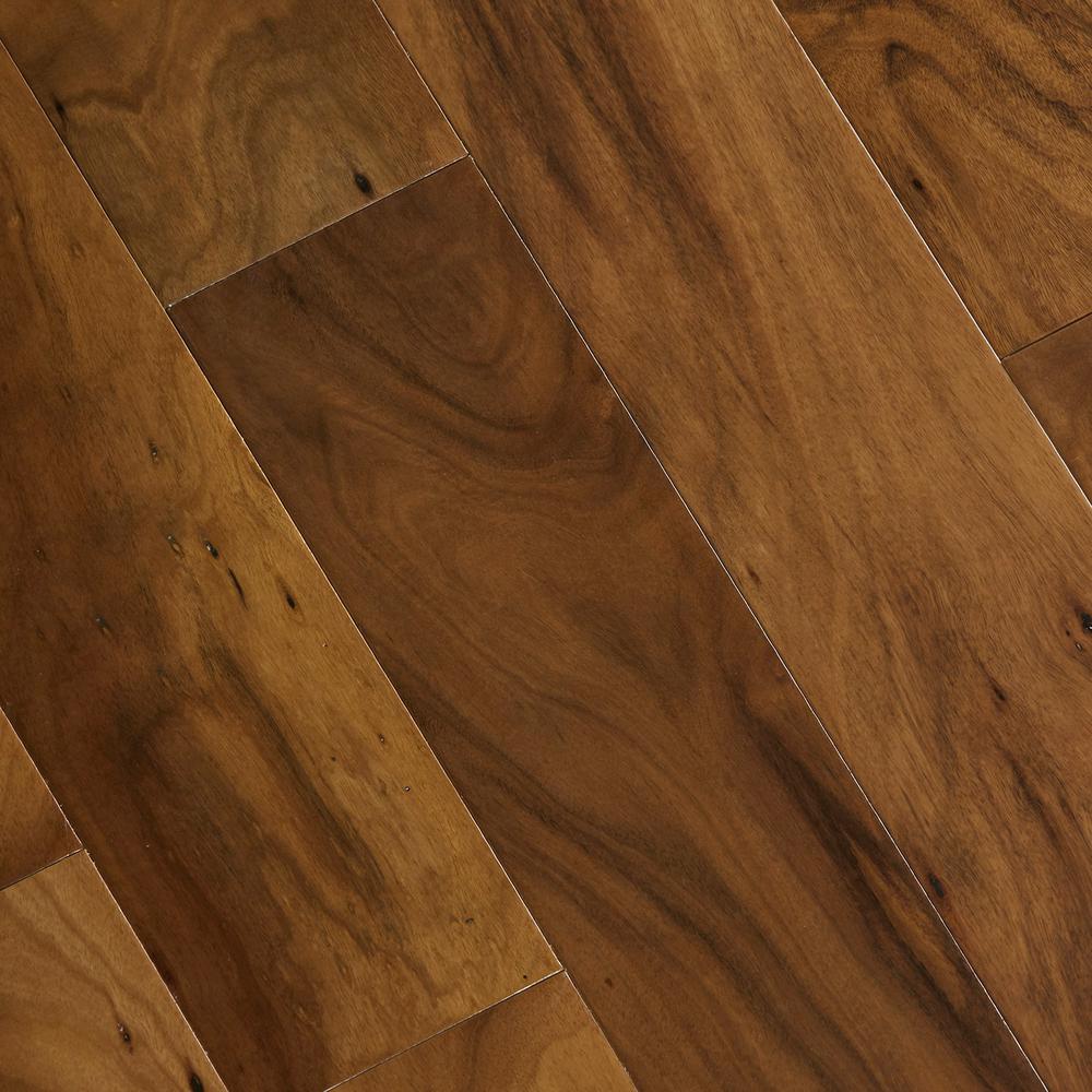 Home Legend Hand Scraped Natural Acacia 1 2 In T X 4 3 4 In W X Varying Length Engineered Hardwood Flooring 24 94 Sq Ft Case Hl158p The Home Depot