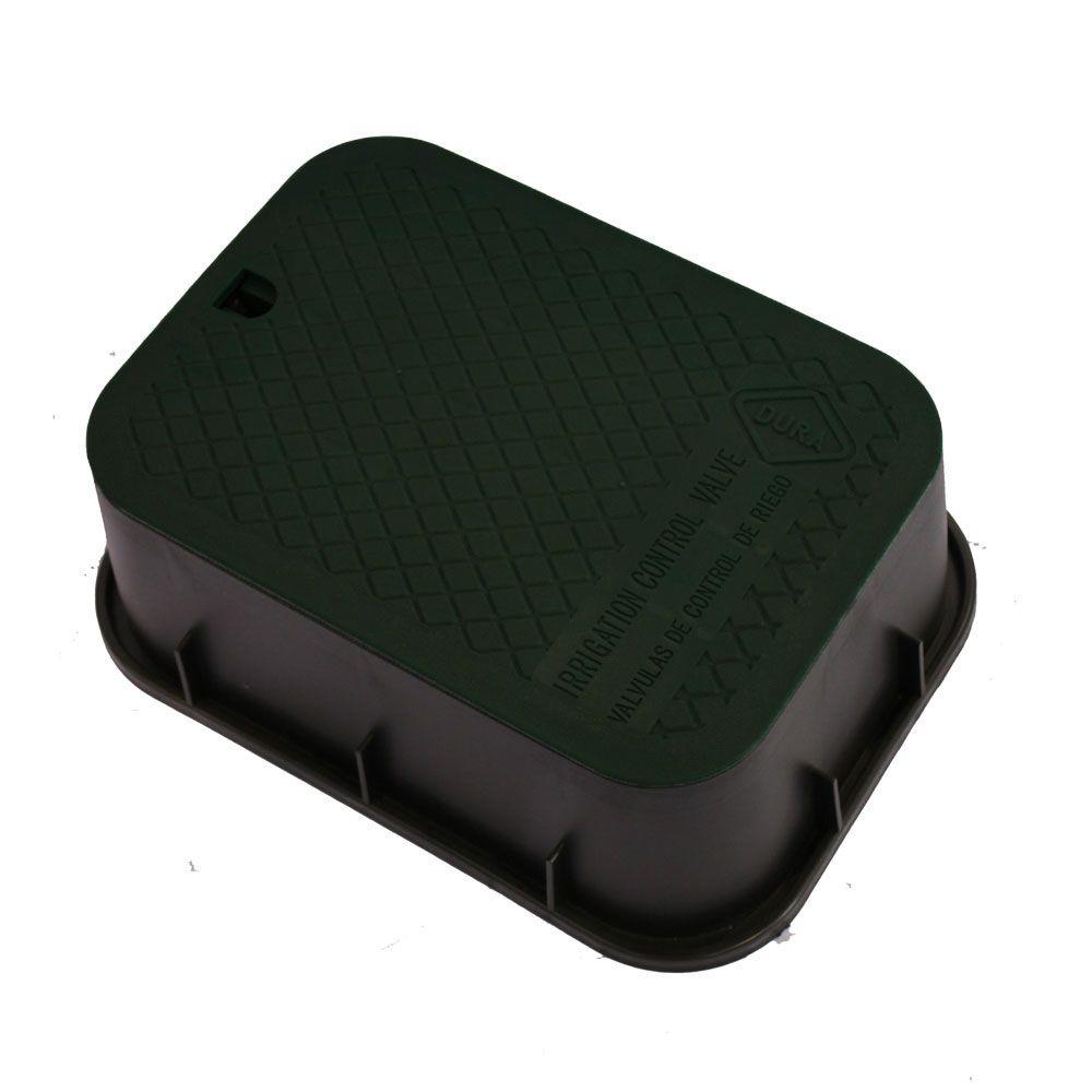 DURA 15 in. x 21 in. x 6 in. Deep Extension Valve Box in Black Body