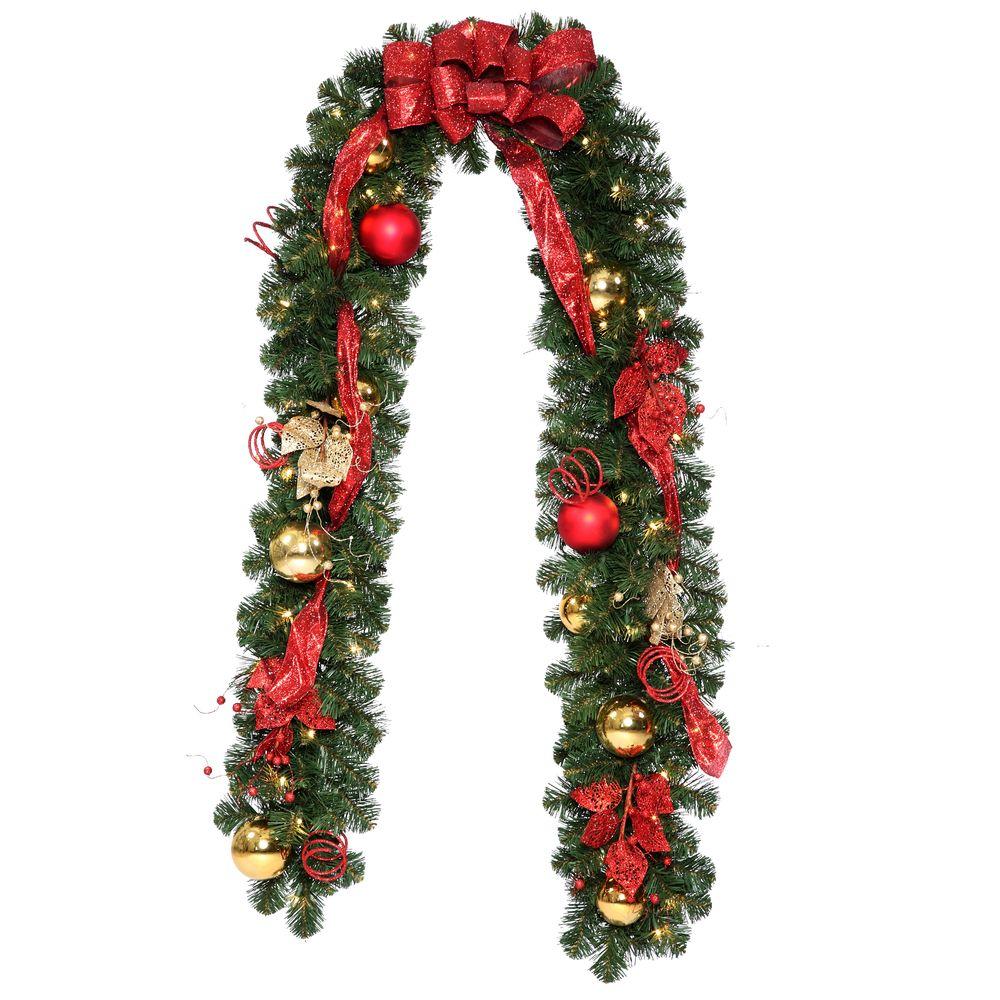 Christmas Garland Christmas Wreaths & Garland The Home Depot