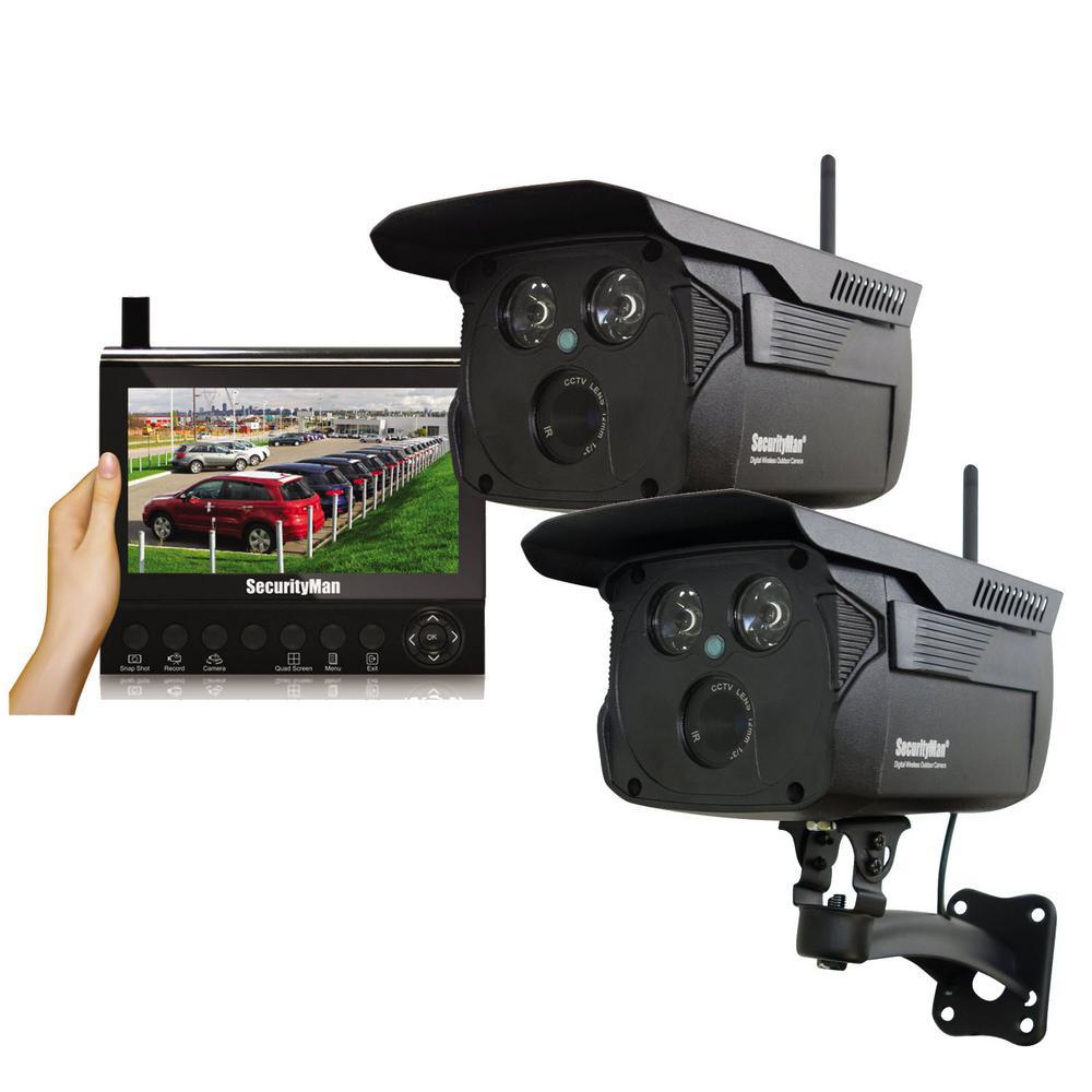 Modern Exterior Surveillance Cameras Wireless for Simple Design