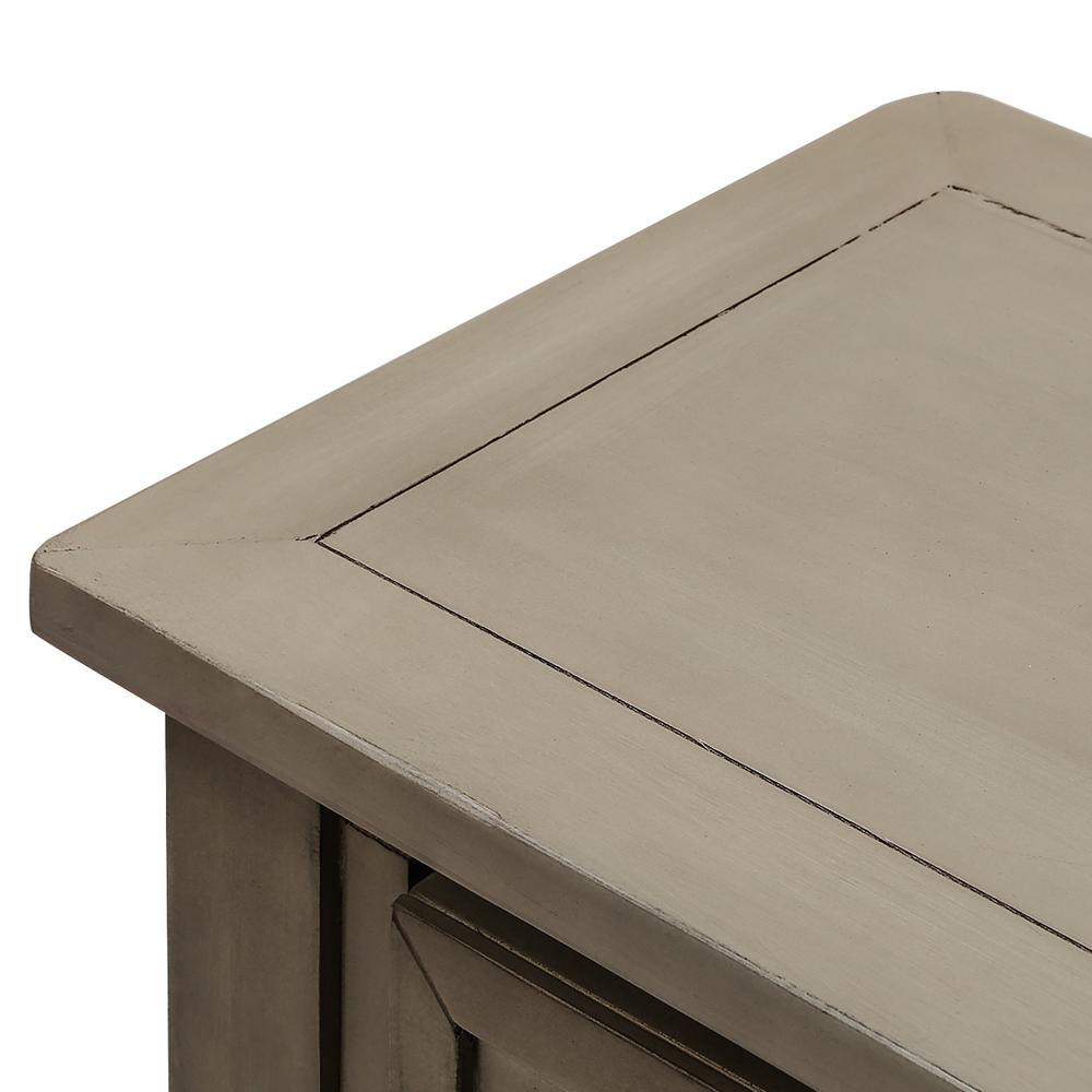 Boyel Living Farmhouse Grey Console Table Sofa Table Easy Assembly