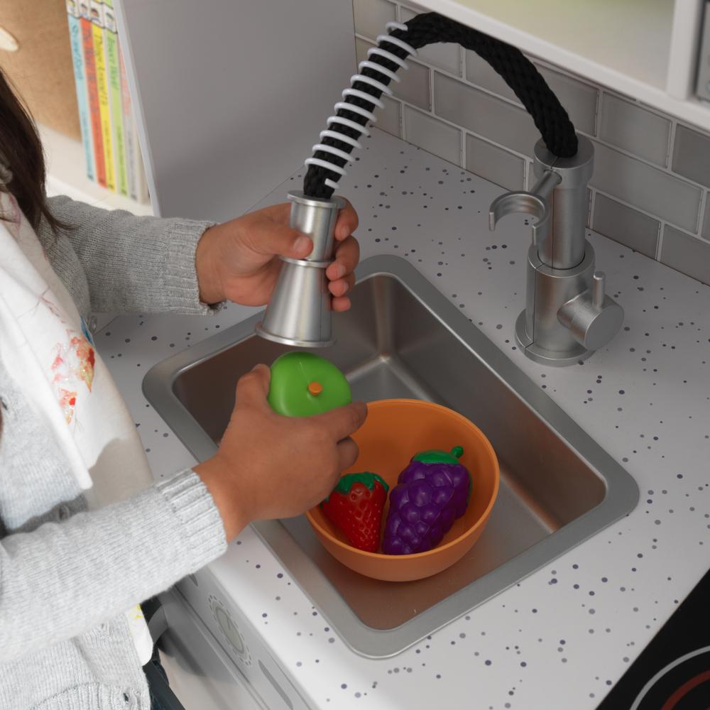 kidkraft large espresso play kitchen