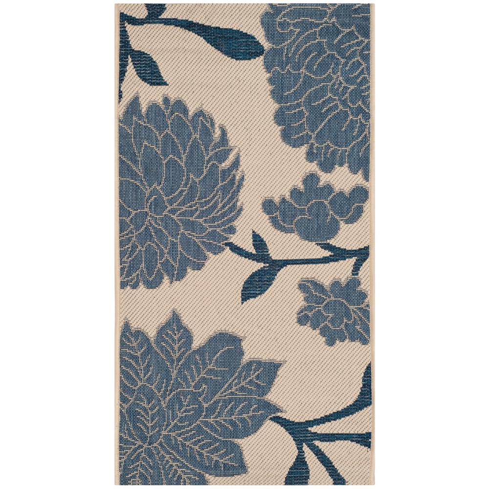 Safavieh Courtyard Beige/Blue 2 ft. x 4 ft. Indoor/Outdoor Area RugCY7321233A252 The Home Depot