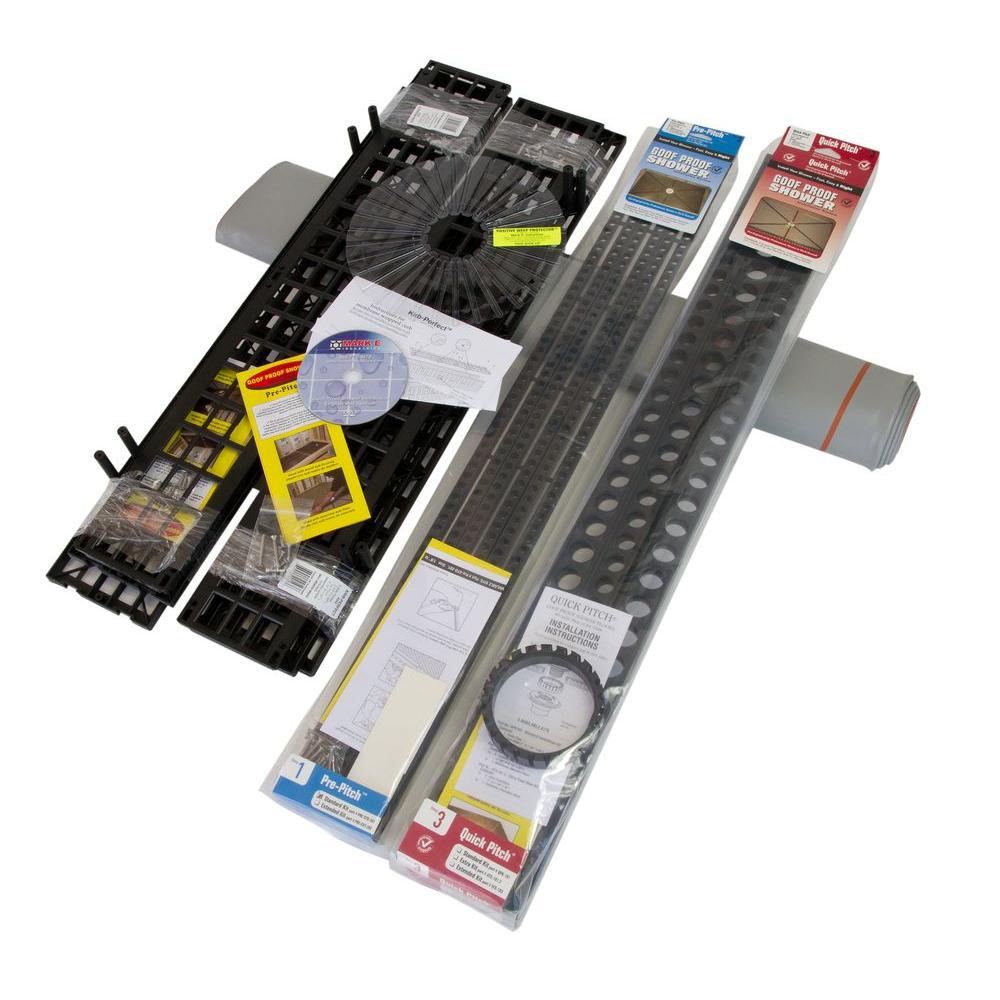 Goof Proof Shower QuickPitch Standard Shower KitQPK101 The Home Depot