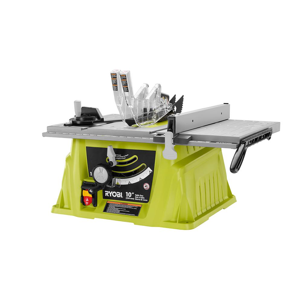 Ryobi 15 Amp 10 In Table Saw Rts10ns The Home Depot