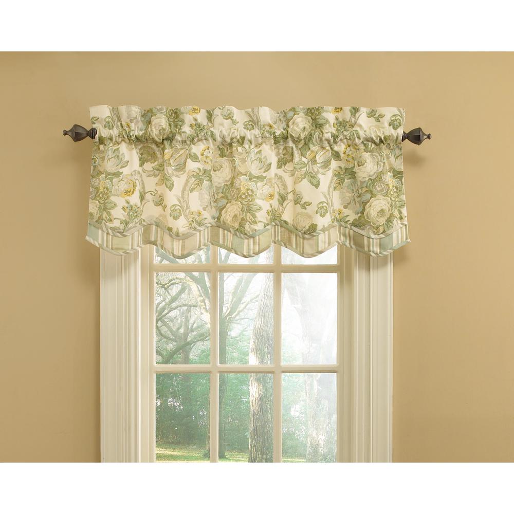 Waverly 52 In W X 18 In L Spring Bling Cotton Rod Pocket Valance