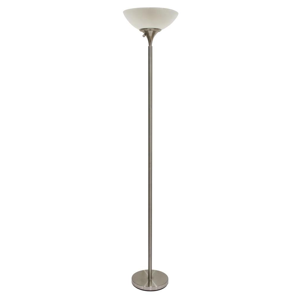 hampton bay shelf floor lamp