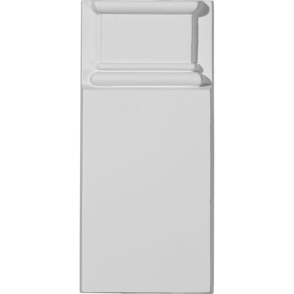 Ekena Millwork PB06X09X01DI 6 1//4-Inch W x 9 3//4-Inch H x 1-Inch P Diane Plinth Block