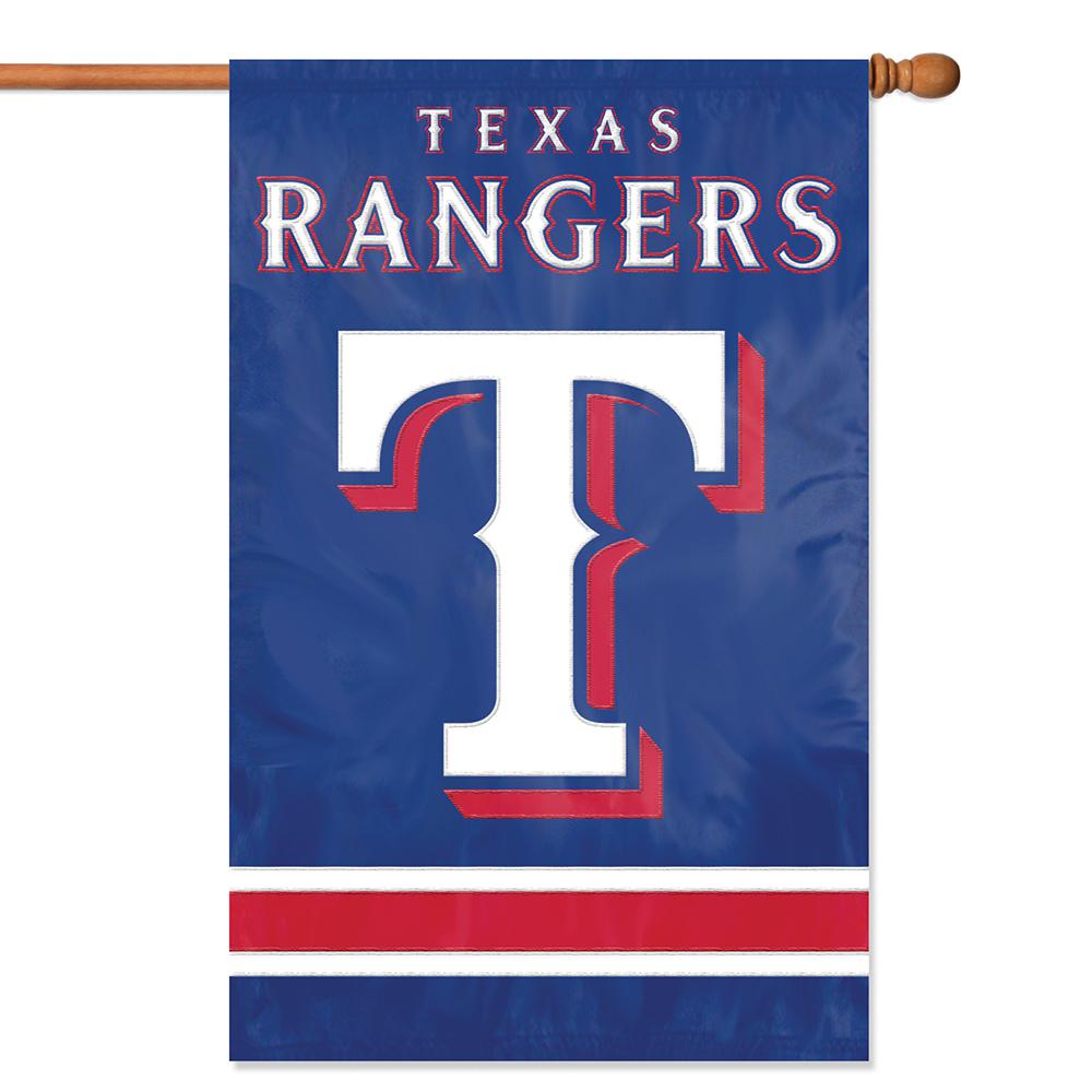 Party Animal Texas Rangers Applique Banner Flag Aftex The Home Depot