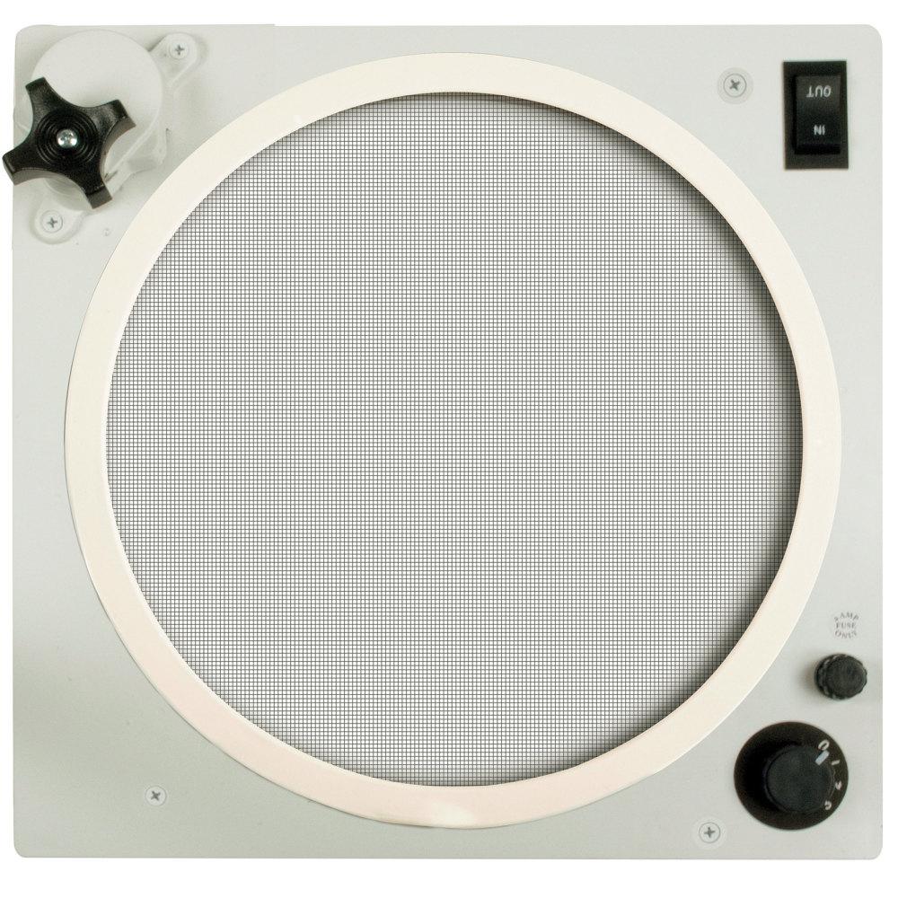 Fan-Tastic Vent 4000R Off White Vent with Reverse Switch