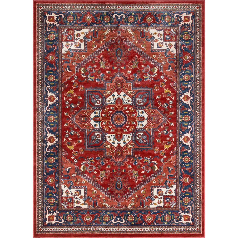 Well Woven Tulsa Jackie Traditional Medallion Crimson Red 3 Ft 11 Well Woven Tulsa Jackie Traditional