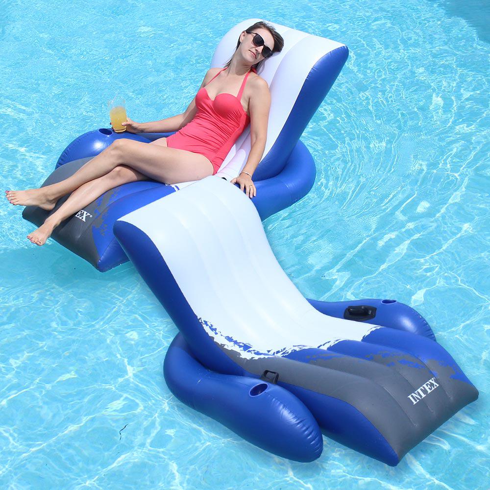 intex inflatabull pool float
