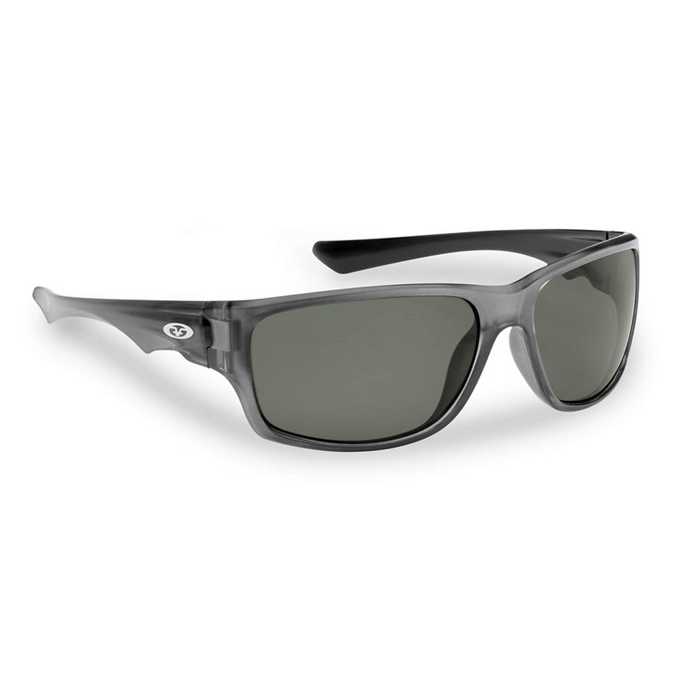 Roller Polarized Sunglasses Crystal Gunmetal Frame with Smoke Lens