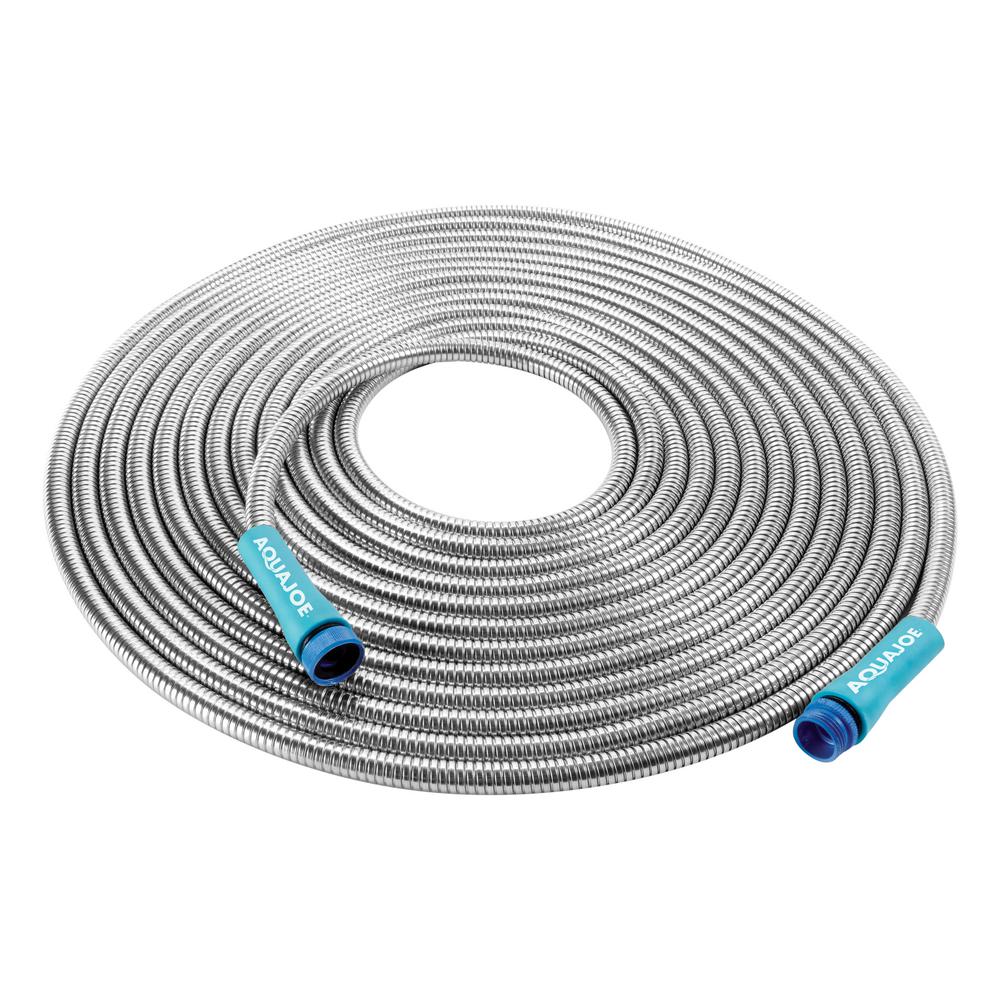 Sun Joe 5/8 inch x 50 ft. Heavy-Duty Spiral Constructed Stainless Steel Metal... by Sun Joe