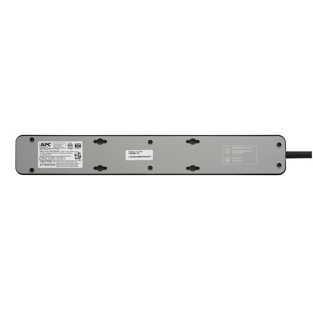 APC 7 Outlet Surge Protector Power Strip 1440 Joules Surgearrest