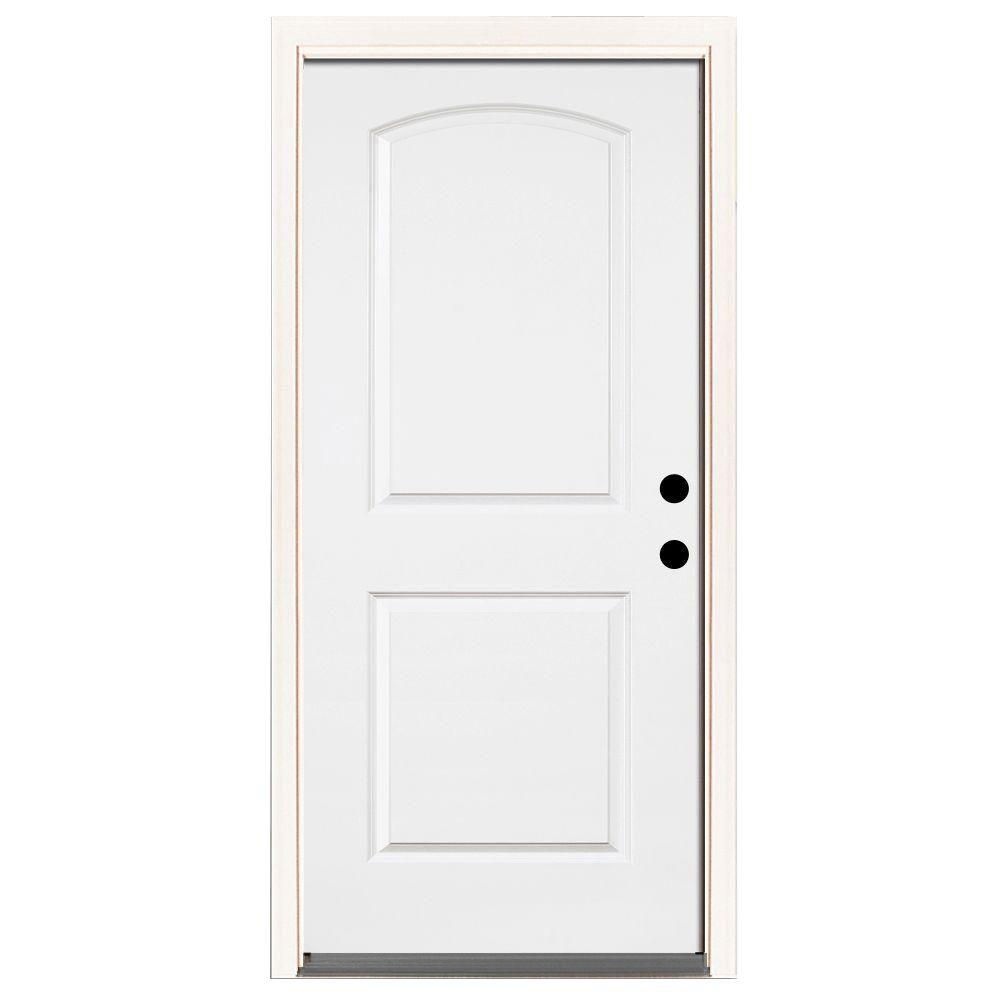 Steves Sons 32 In X 80 In Premium 2 Panel Roundtop Left Hand