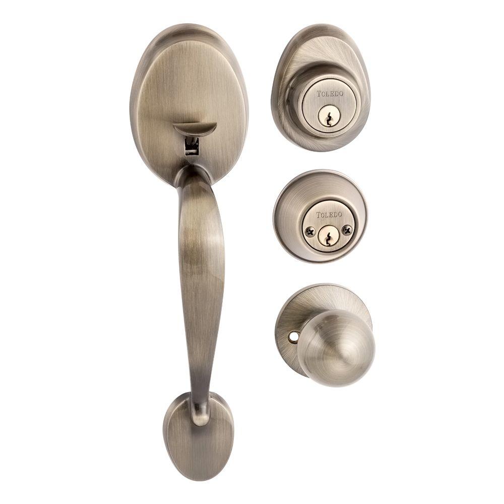 UPC 871193000272 product image for Knob Handlesets: Toledo Fine Locks Entrance Handle & Lock Sets Oviedo Double Cyl | upcitemdb.com