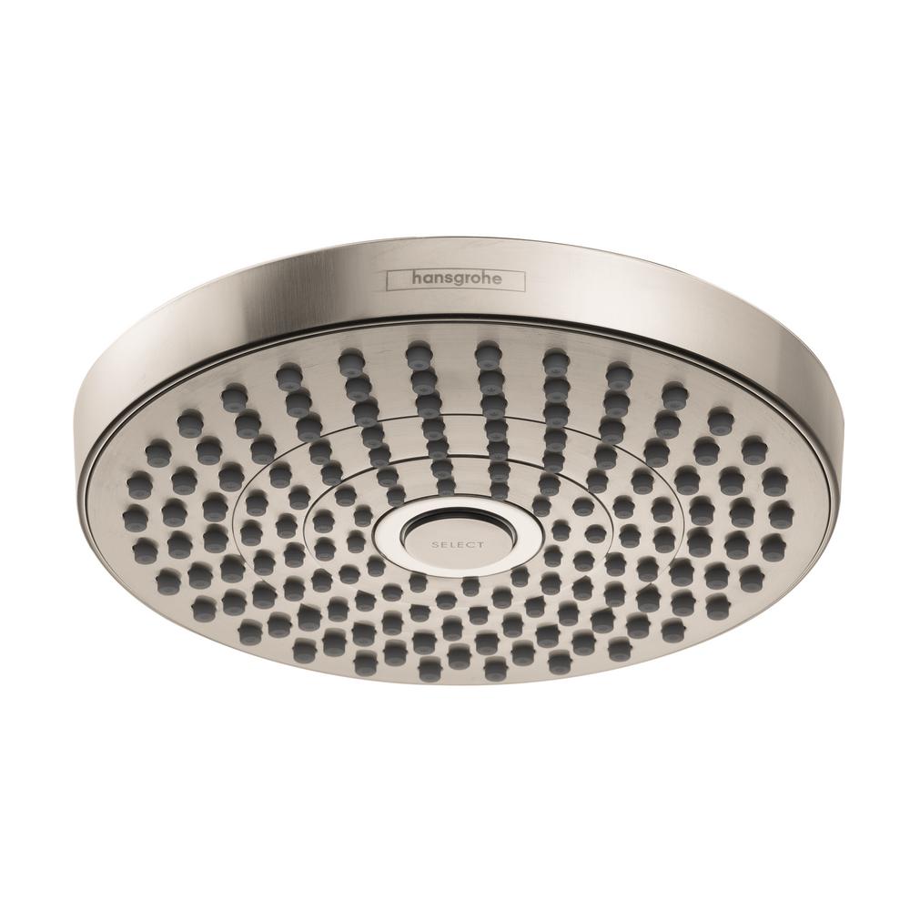 Hansgrohe Croma Select S 180 2 Spray 7 In Fixed Round Showerhead With