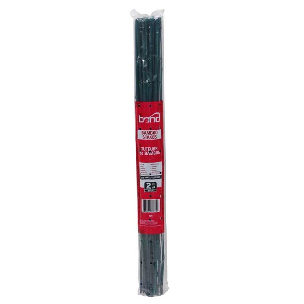Bond Manufacturing 2 ft. Packaged Bamboo Stakes225 The Home Depot