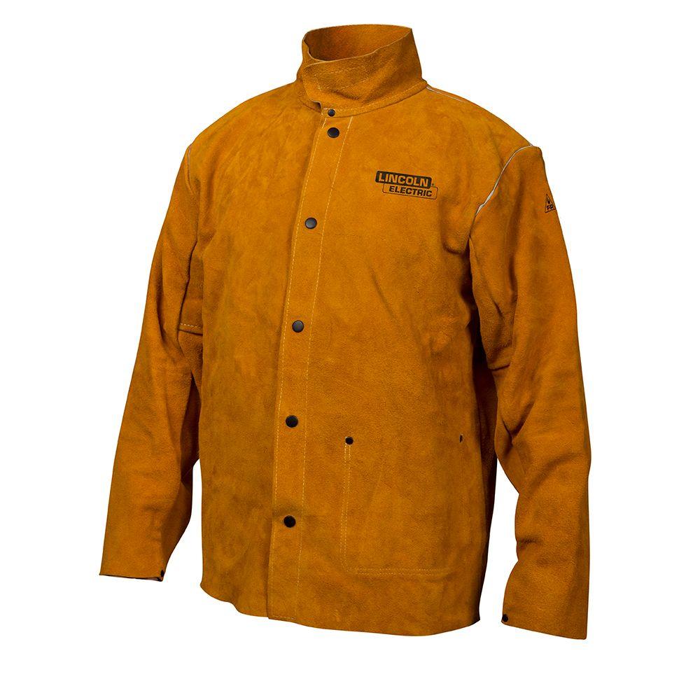 Lincoln Electric Heavy Duty XX-Large Leather Welding Jacket-KH807XXL ...