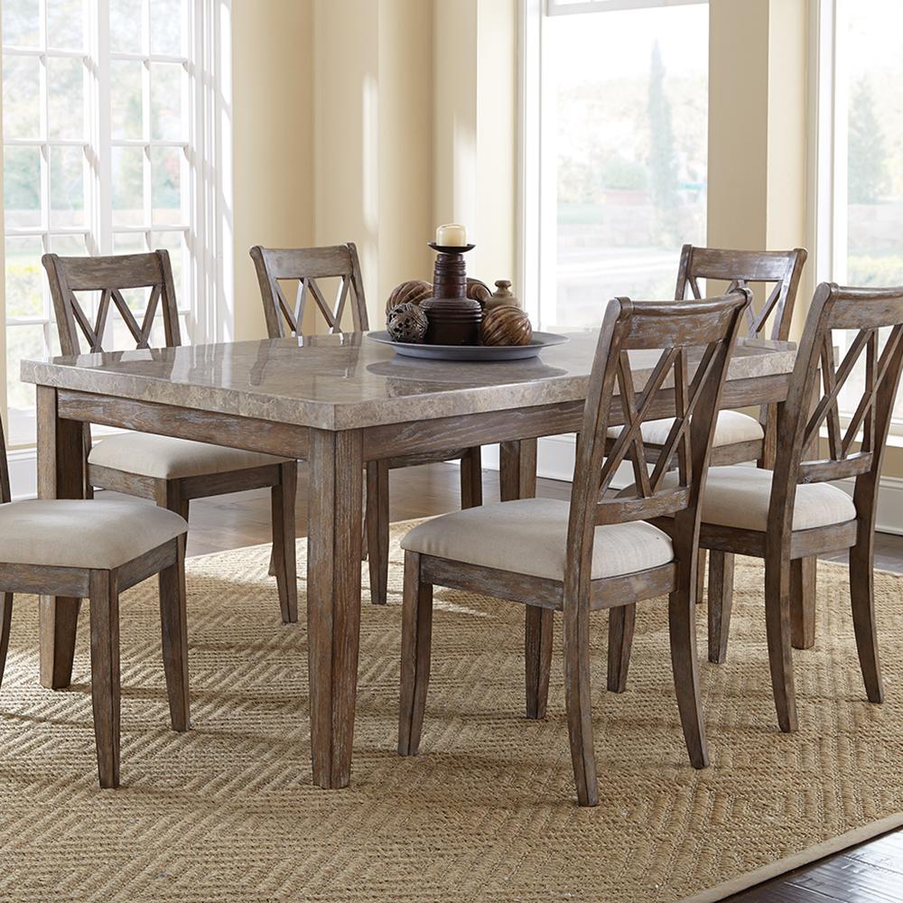 Steve Silver Company Franco Natural Dining Chairs Set Of 2 Fr500s The Home Depot