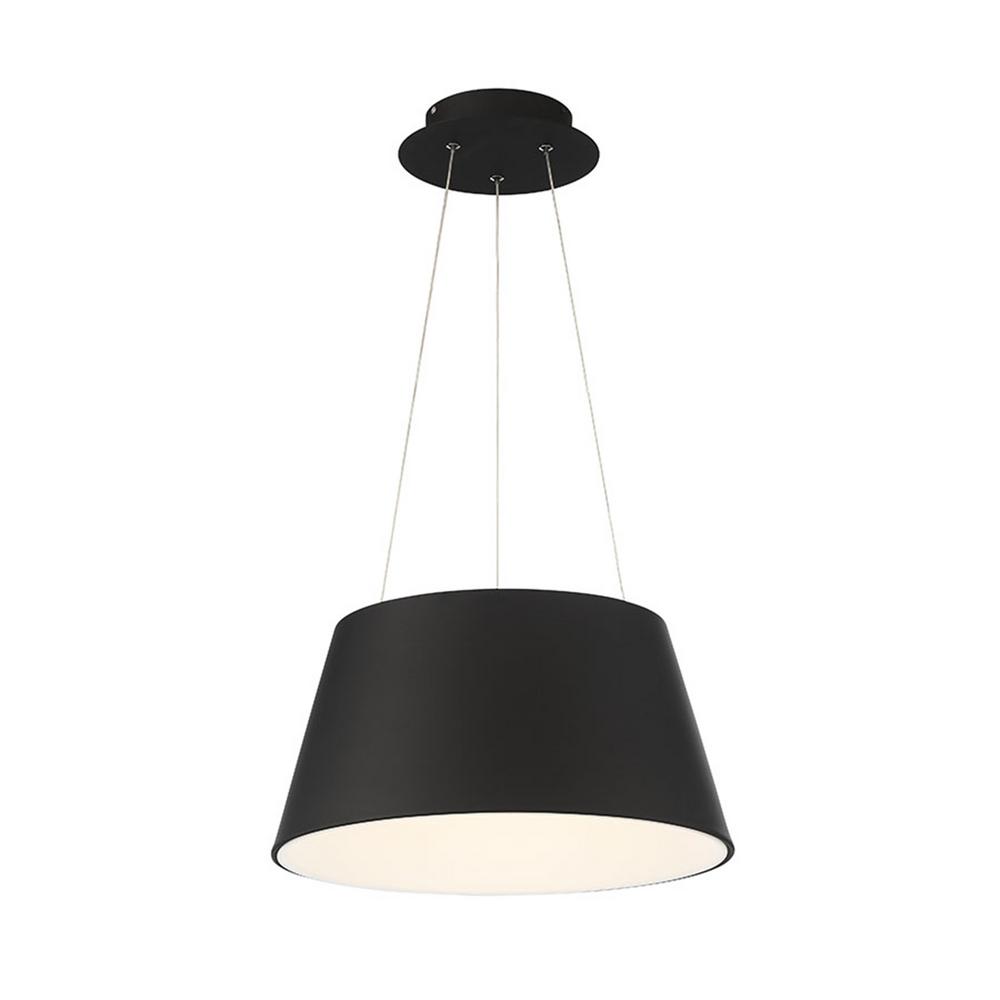 Wac Lighting Vida 18 In 280 Watt Equivalent Integrated Led Black 280 Watt Equivalent Integrated Led