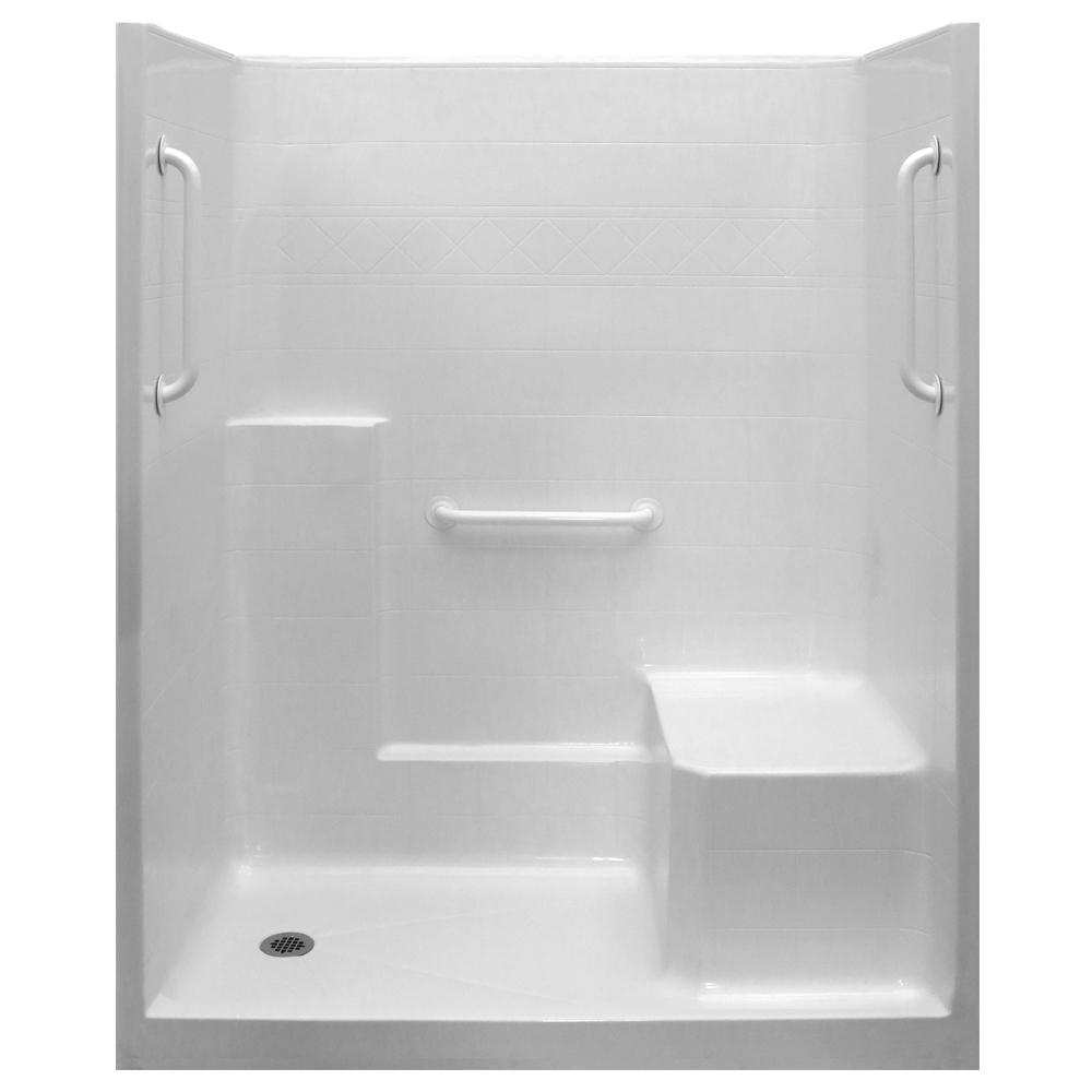 Fiberglass Shower Stalls & Kits Showers The Home Depot