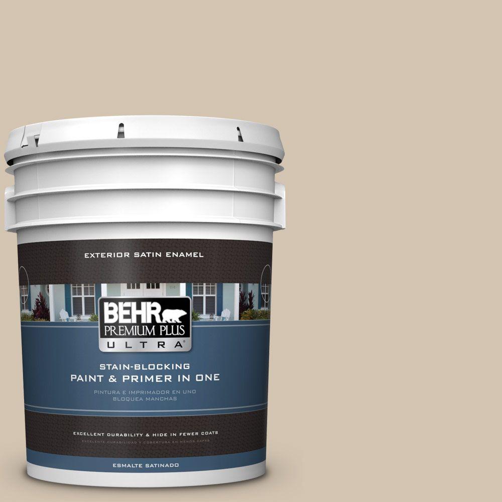 BEHR Premium Plus Ultra 5gal. N3003 Casual Khaki Satin Enamel
