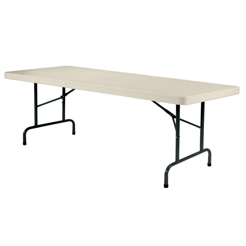 Enduro 48 In Earth Tan Plastic Portable Crawlfish Table Ta48fcf01 Earth Tan Plastic Portable Folding Banquet Table
