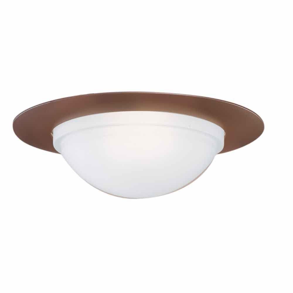 Halo 6 In Tuscan Bronze Recessed Ceiling Light Dome Trim Wet Rated Shower Light