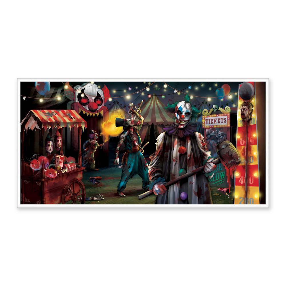 Creepy Carnival Sideshow Horizontal Banner