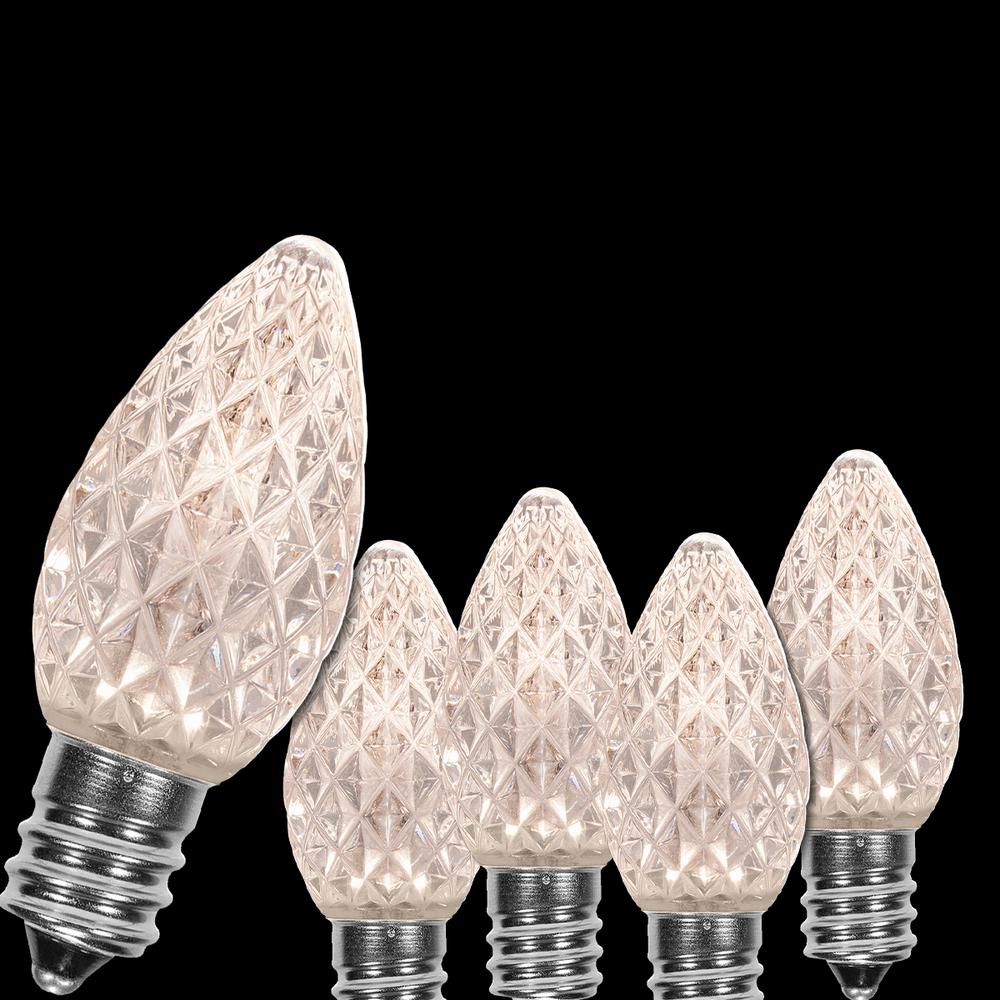 C-7 MULTI-COLOR CLEAR STEADY BULBS 1 BOX OF 25 REPLACEMENT LIGHTS BULBS ONLY