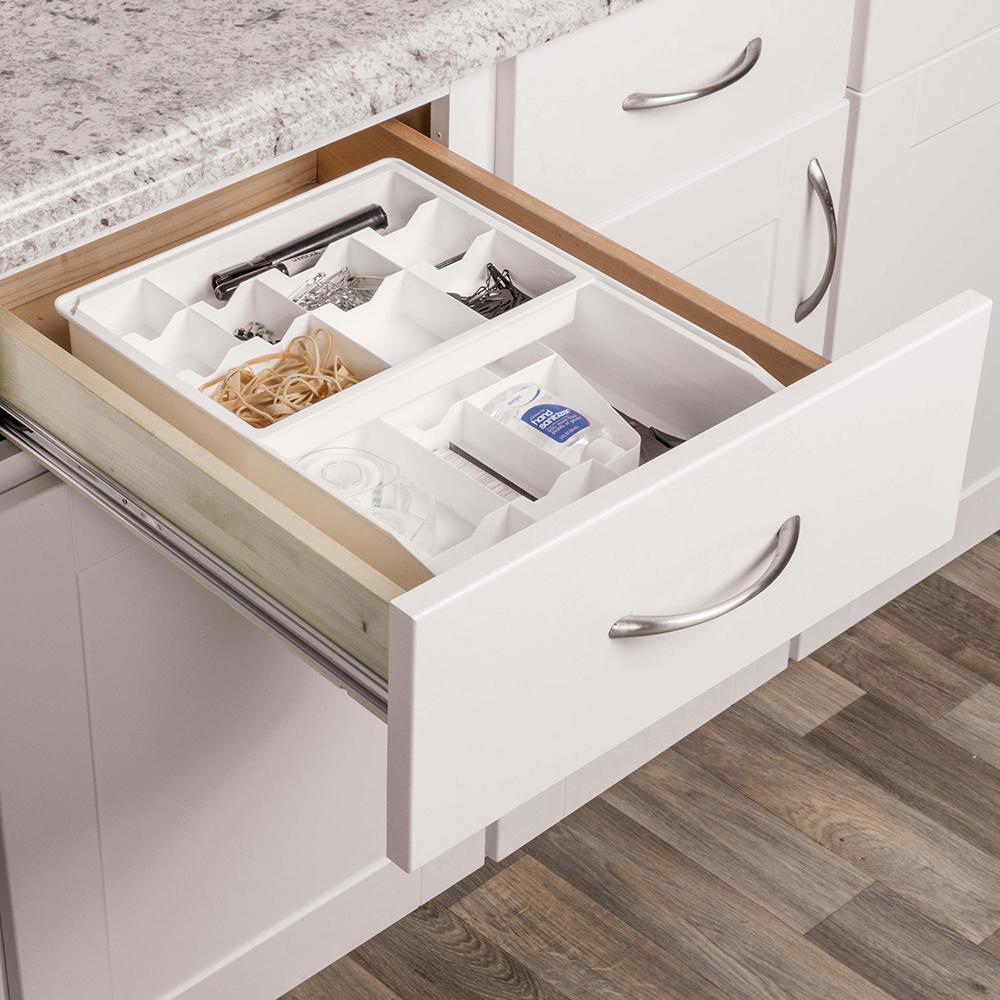 Real Solutions For Real Life White 2 Tier Drawer Organizer Rs