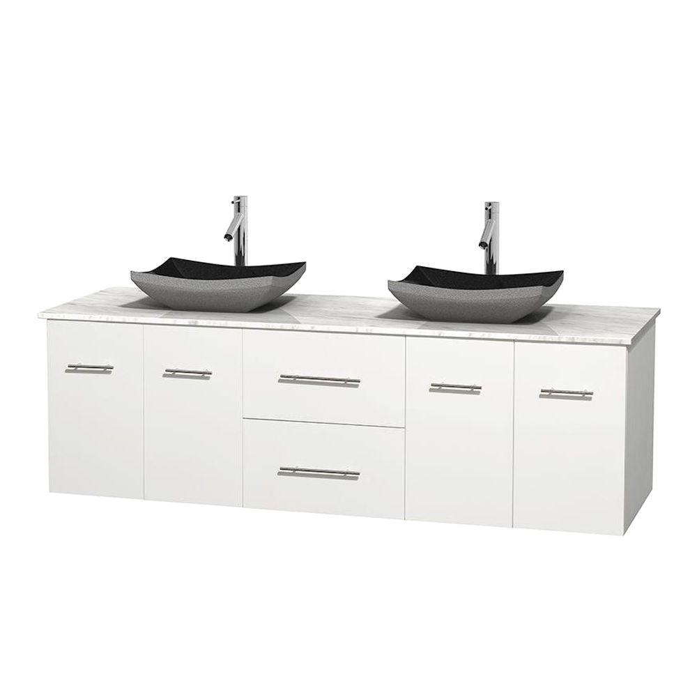72 Inch Vanities Floating Bathroom Vanities Bath The Home Depot