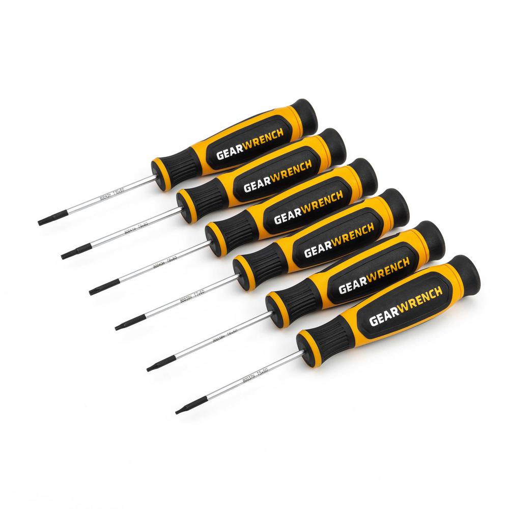 GearWrench 7 Piece Torx® Dual Material Screwdriver Set T10 T40 80054 