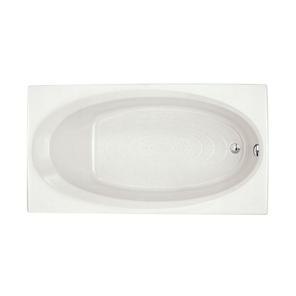 American Standard Evolution Oval 5.5 ft. Reversible Drain Bathtub in