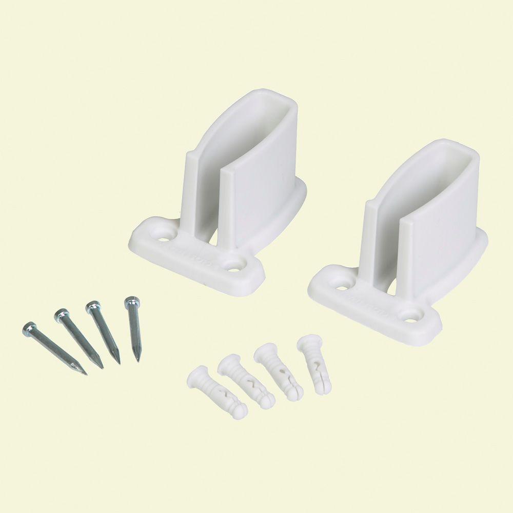 2 Wire Closet Shelf Brackets Closet Hardware The Home Depot