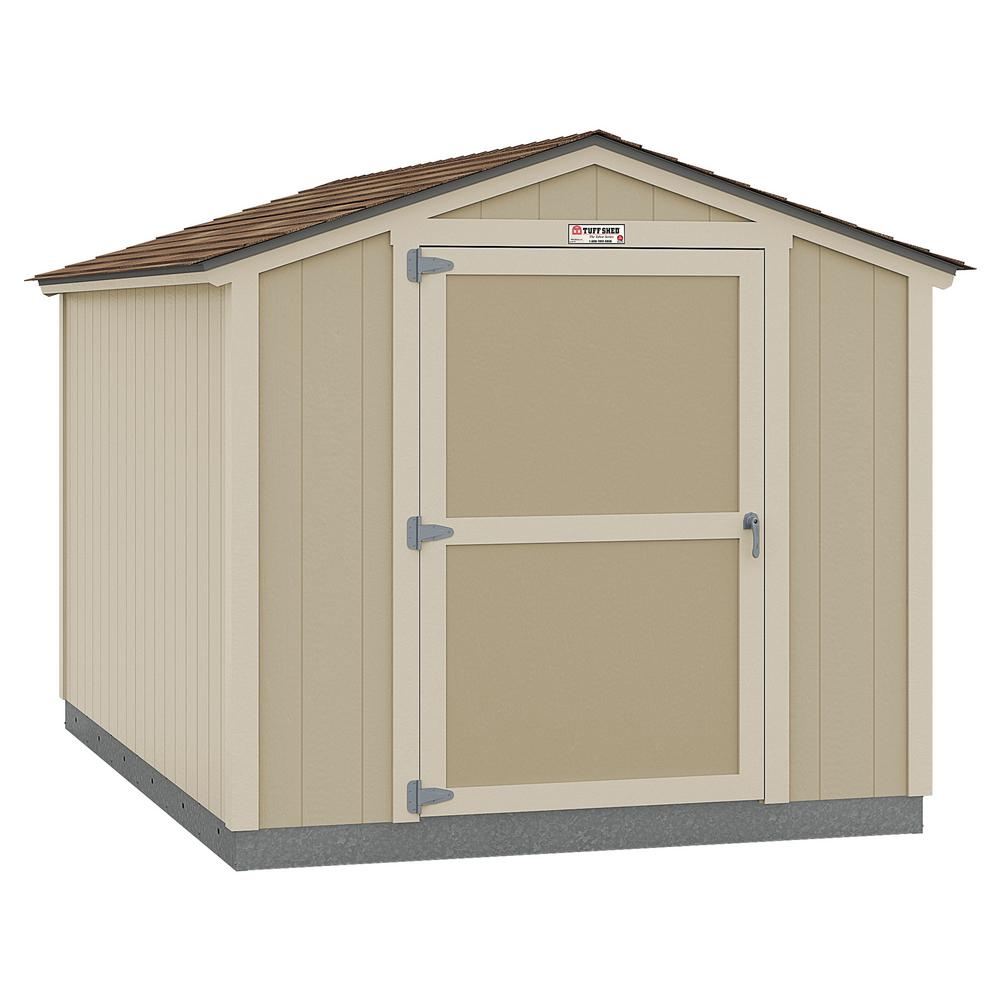 Handy Home Products Majestic 8 ft. x 12 ft. Wood Storage 