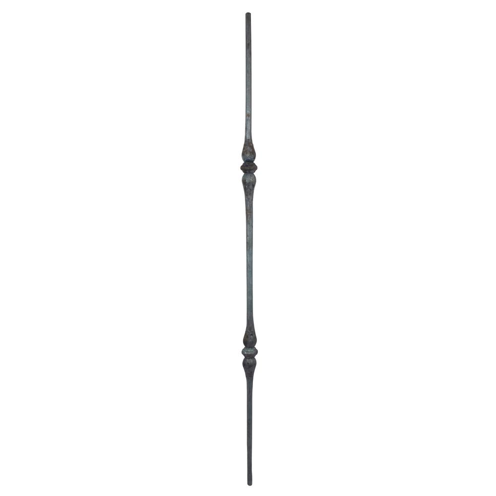 Hollow LIH-HOL2TW44 Silver Vein Double Twist Baluster