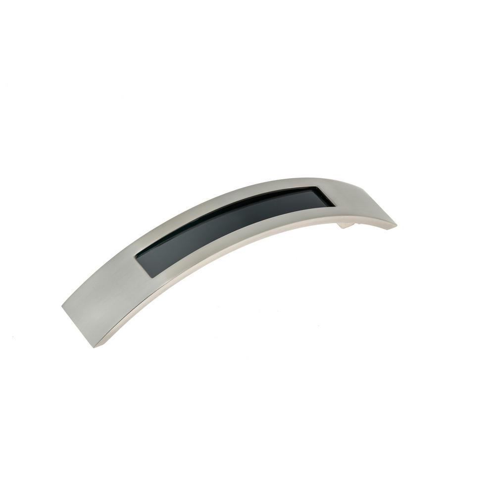 2569-3 25//32 in - Chrome Brushed Nickel Finish 96 mm Contemporary Metal Pull Richelieu Hardware BP25696140195