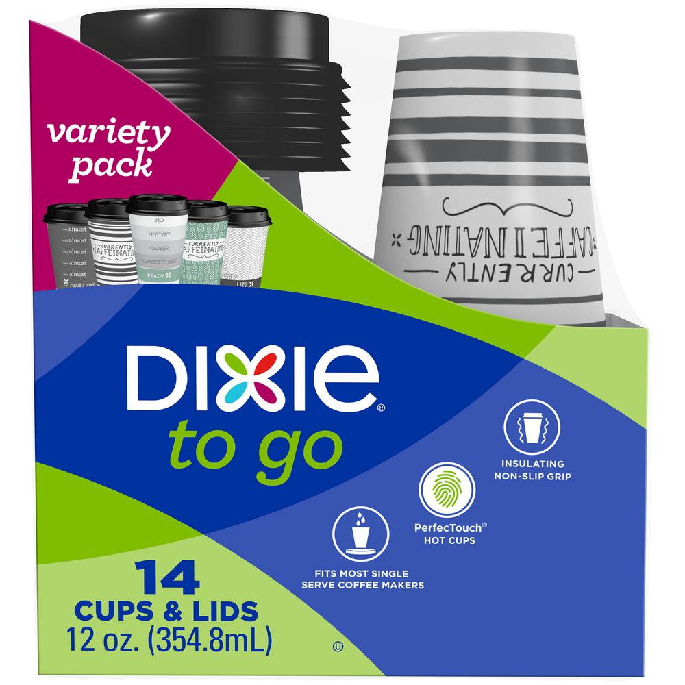 dixie coffee cups and lids