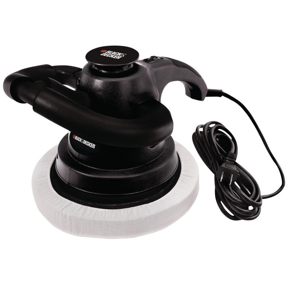 BLACK+DECKER 10 in. Waxer/Polisher with 3 Cloth The