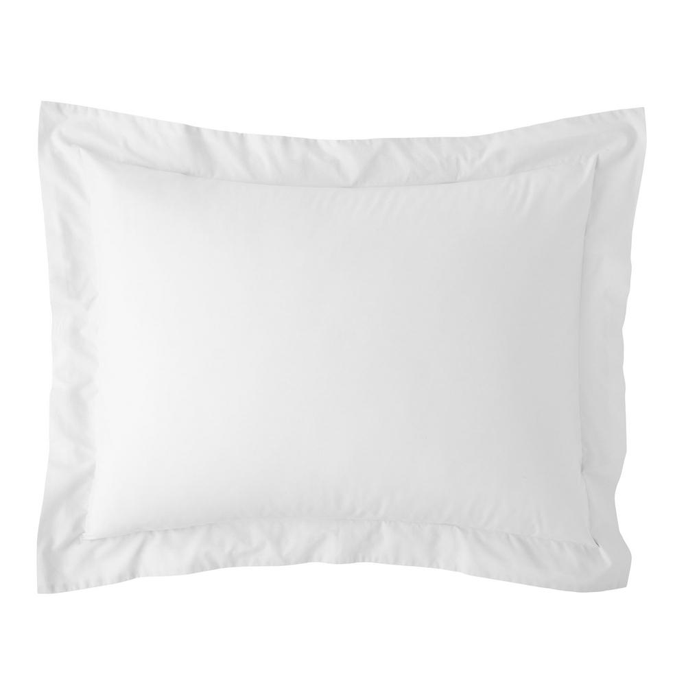 The Company Store Garment Washed White Solid 200 Thread Count