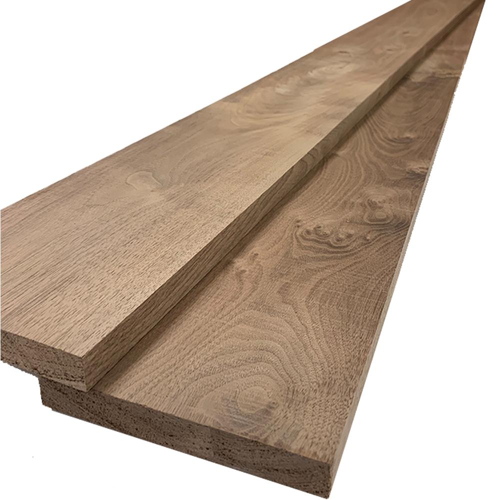 Swaner Hardwood 1 in. x 6 in. x 8 ft. Walnut S4S Board-OL04051696WA1 ...