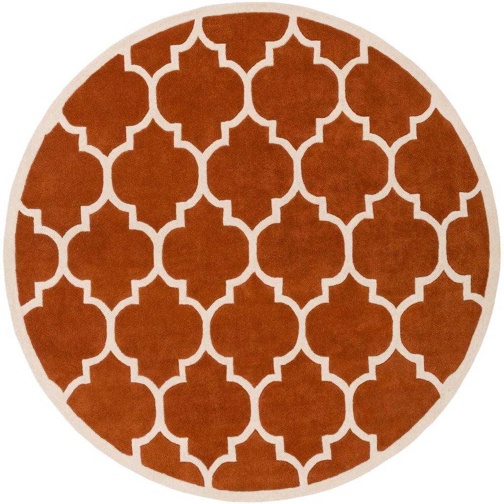 Artistic Weavers Transit Piper Burnt Orange 3 ft. 6 in. x 3 ft. 6 in