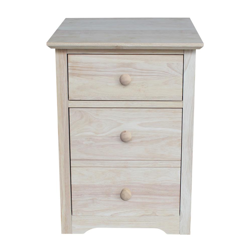 International Concepts Solid Wood Ready To Finish Rolling File International Concepts Solid Wood Ready To Finish Rolling File Cabinet