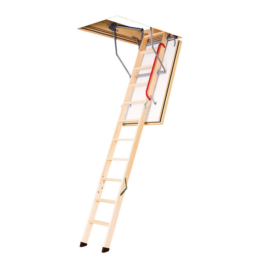 Louisville Ladder 250Pound Duty Rating Wooden Attic Ladder Online Tools & Supply Store