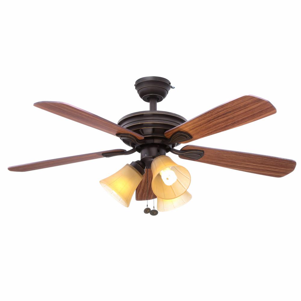 Hampton Bay Westmount 44 In Led Oil Rubbed Bronze Ceiling Fan With Hampton Bay Westmount 44 In Led Oil Rubbed Bronze Ceiling Fan With Light Kit